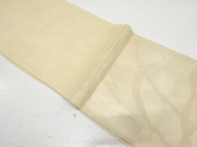  アンティーク　紗　芝草模様織り出し袋帯（材料）